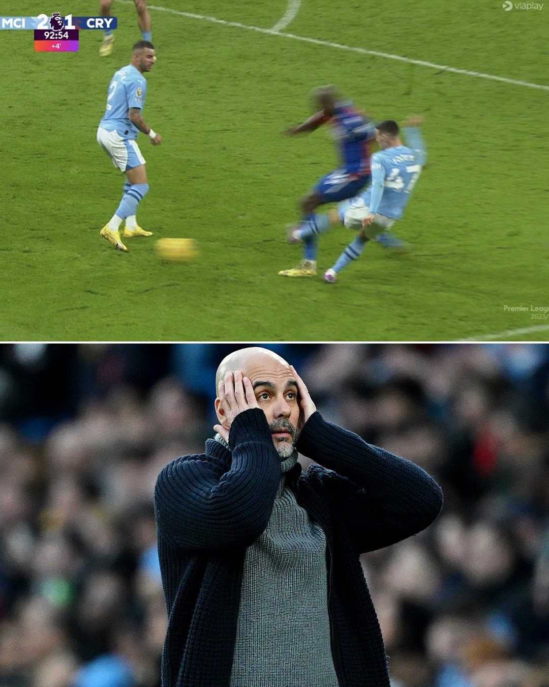 GRIM GAME: Man City drop the victory when Crystal Palace comeback in 15 minutes with Phil Foden’s confusing leg