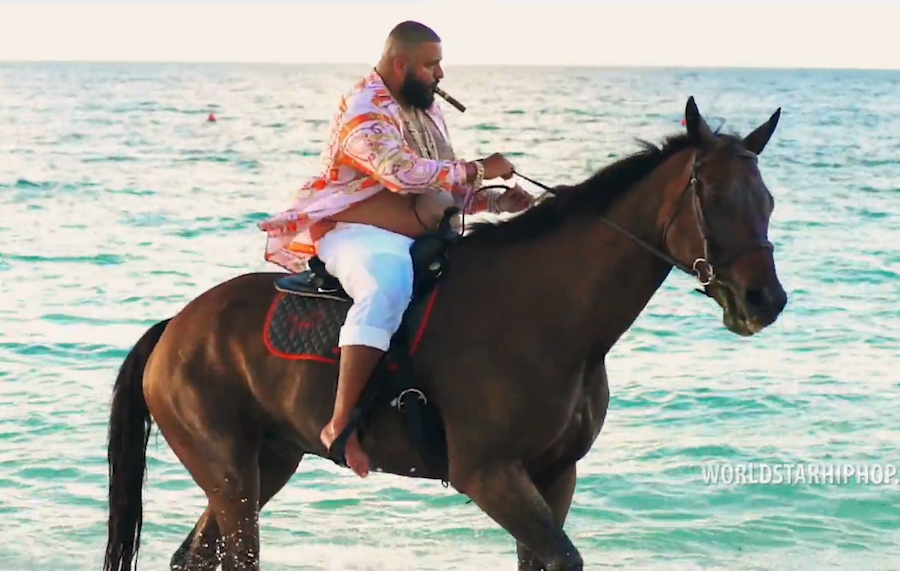 Watch DJ Khaled's absurdly lavish 'Nas Album Done' video