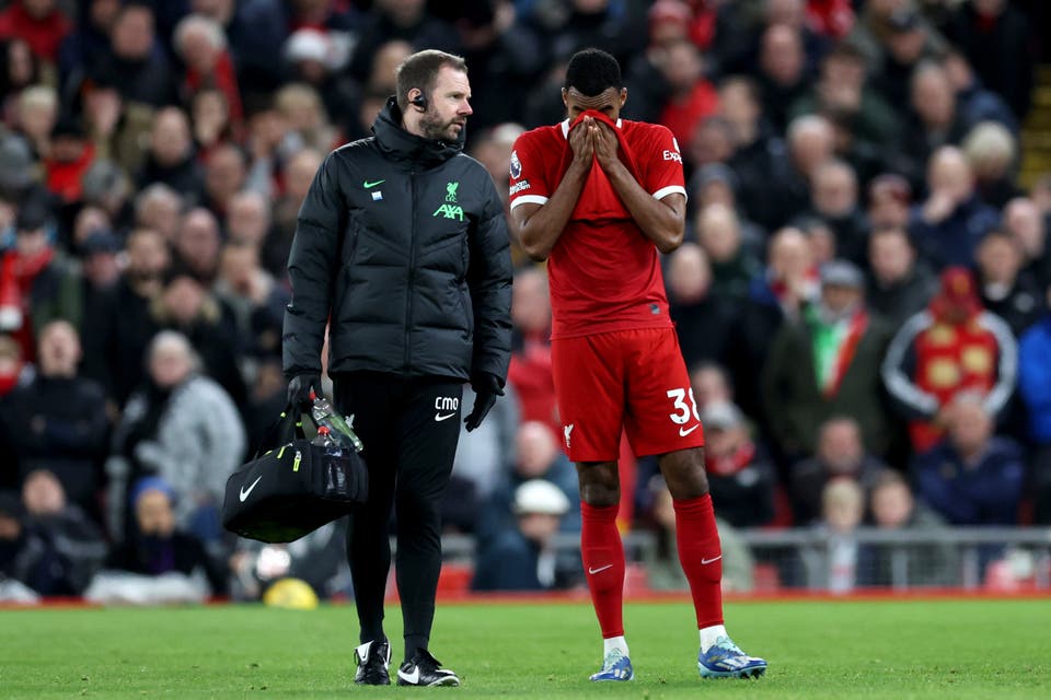 Liverpool injury update: Ryan Gravenberch, Alexis Mac Allister and Diogo  Jota latest news and return dates | Evening Standard