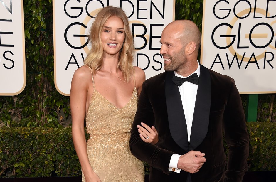 Rosie Huntington-Whiteley and Jason Statham at the Golden Globe Awards 2016 -... - Classic FM