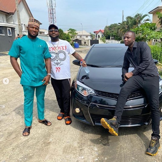 Davido buys brand new car for member of his crew - P.M. News