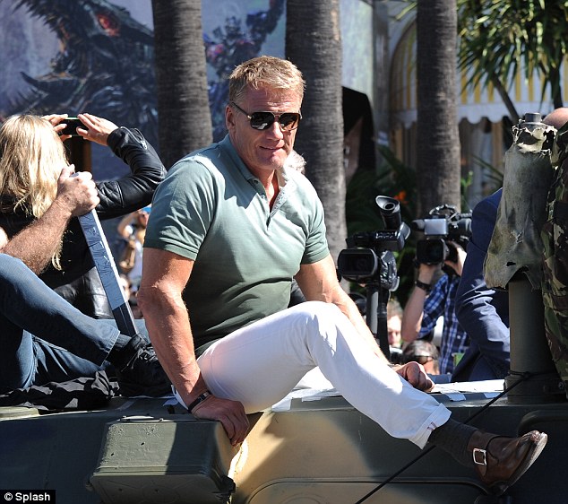 Not being a Drago! Swedish actor Dolph Lundgren, 56, has been in all three of the Expendables movies