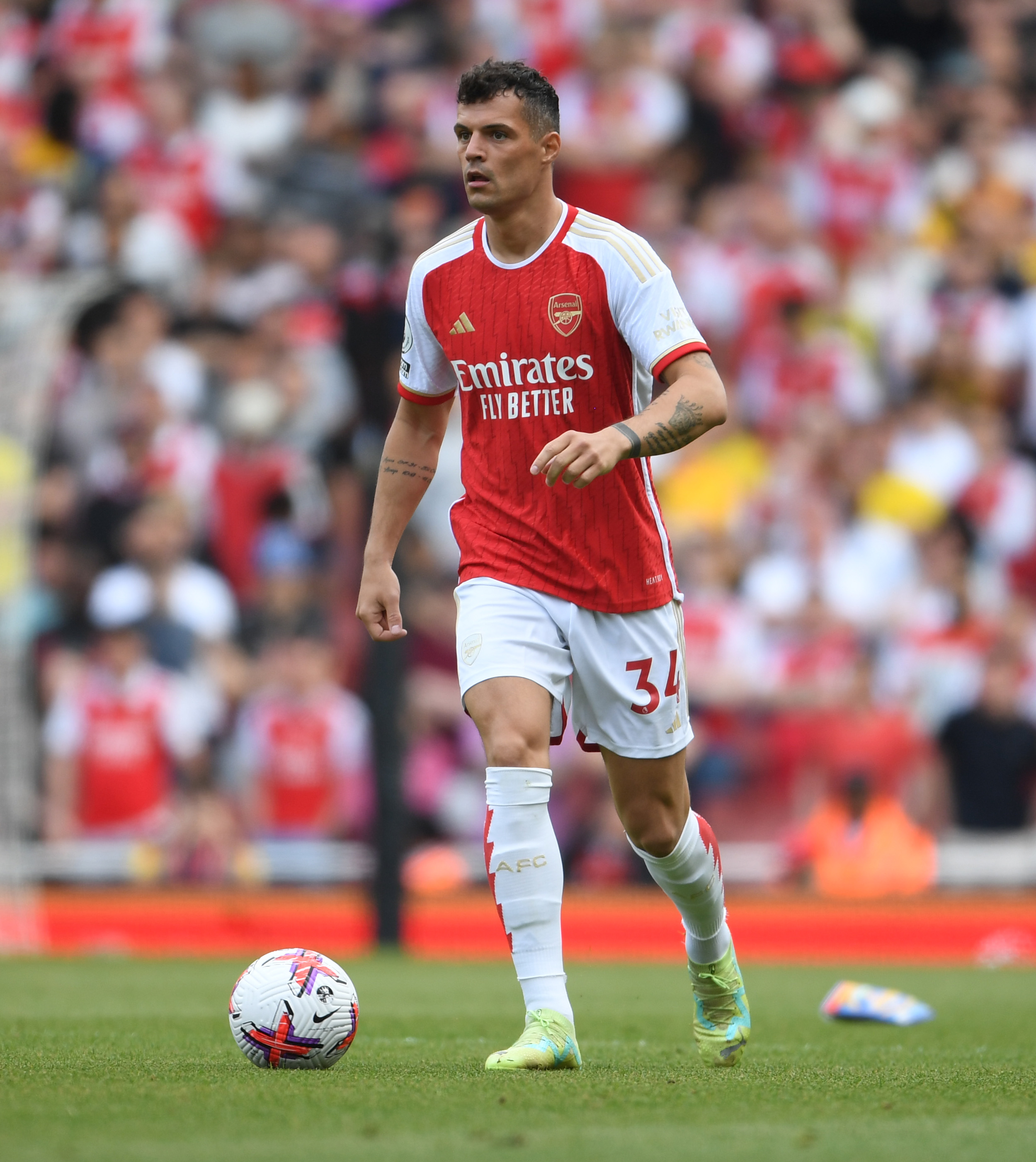 Granit Xhaka bounced back at Arsenal thanks to Mikel Arteta but was happy to move on to Bayer Leverkusen last summer