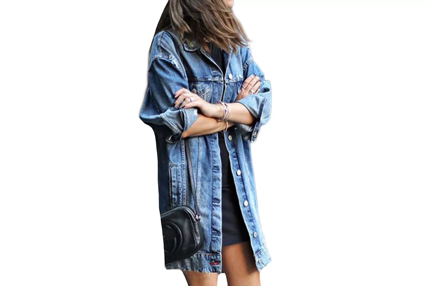 Walmart Frontwalk Retro Boyfriend Style Denim Jacket