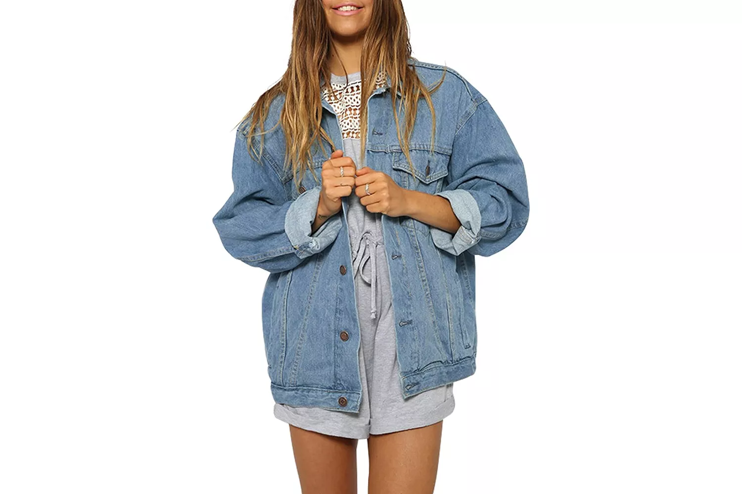 Amazon Eliacher Boyfriend Denim Jacket