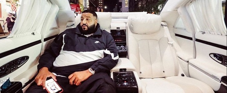 DJ Khaled Lives the New York City Experience in a Maybach 62 Landaulet -  autoevolution