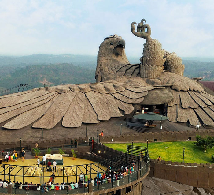 Jatayu Earth's Center- world's largest bird sculpture. | Kerala tourist  places