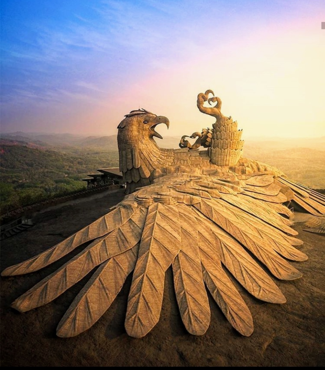 The Jatayu Earth center in kerala, India. World's largest bird sculpture. :  r/Outdoors