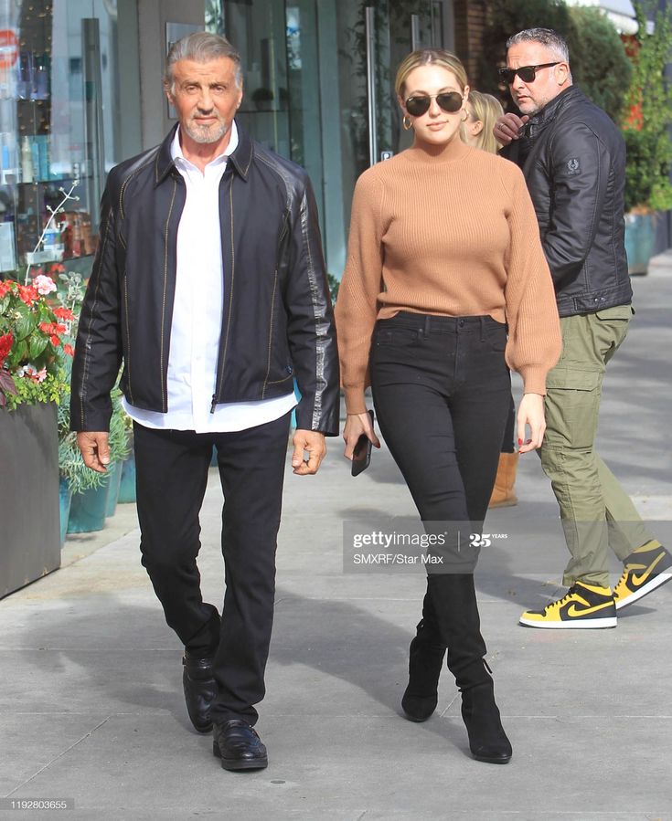 Sylvester Stallone and Sistine Stallone are seen on January 9, 2020... |  Sylvester stallone, Sylvester, Sistine