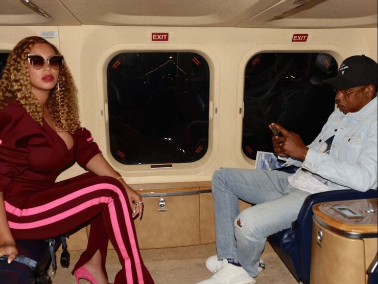 Inside Beyonce & Jay Z's $40M private jet that she gifted him for Father's Day featuring a full kitchen & TWO bathrooms | The US Sun