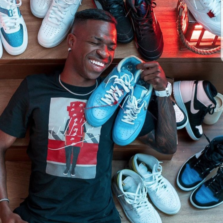 Vinicius sneaker addiction: Real Madrid star shows off collection