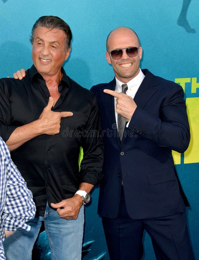 Jason Statham & Sylvester Stallone Editorial Stock Photo - Image of  stallone, celebrities: 166711658