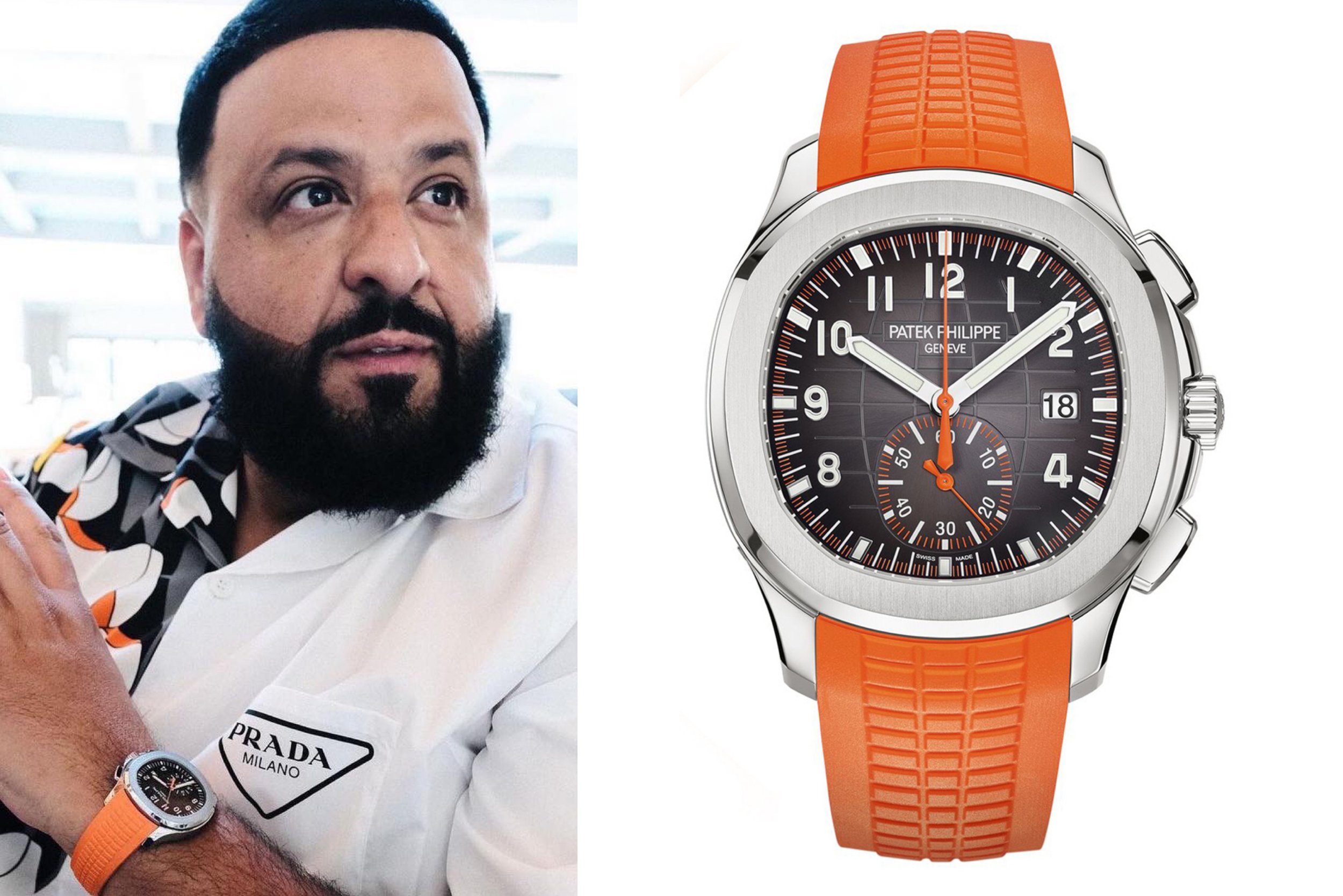 DJ Khaled’s Patek Philippe Aquanaut Chronograph 5968A-001