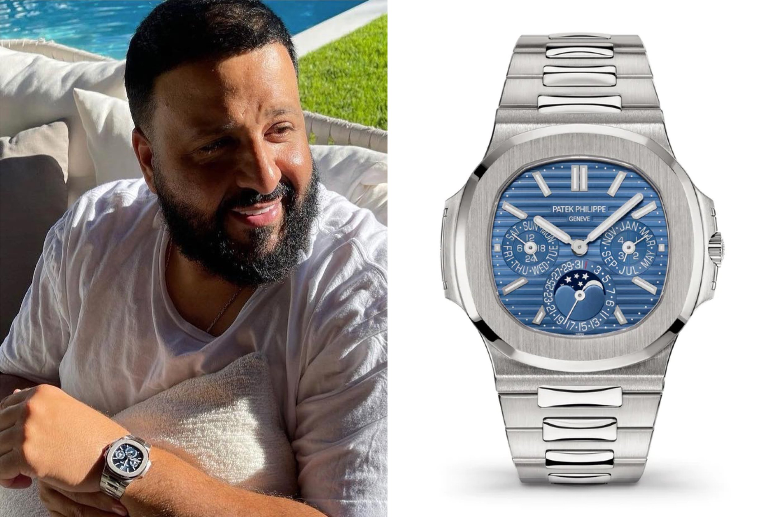 DJ Khaled’s Patek Philippe Nautilus Perpetual Celandar 5740/1G