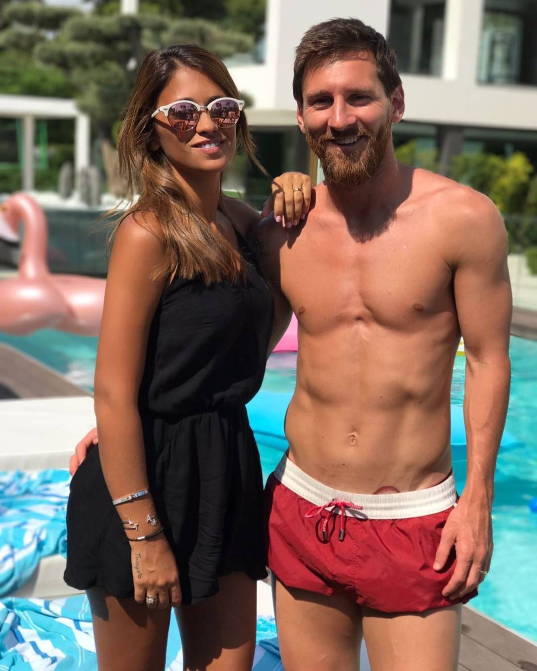 Lionel Messi and his wife Antonella Roccuzzo have known each other since they were children.