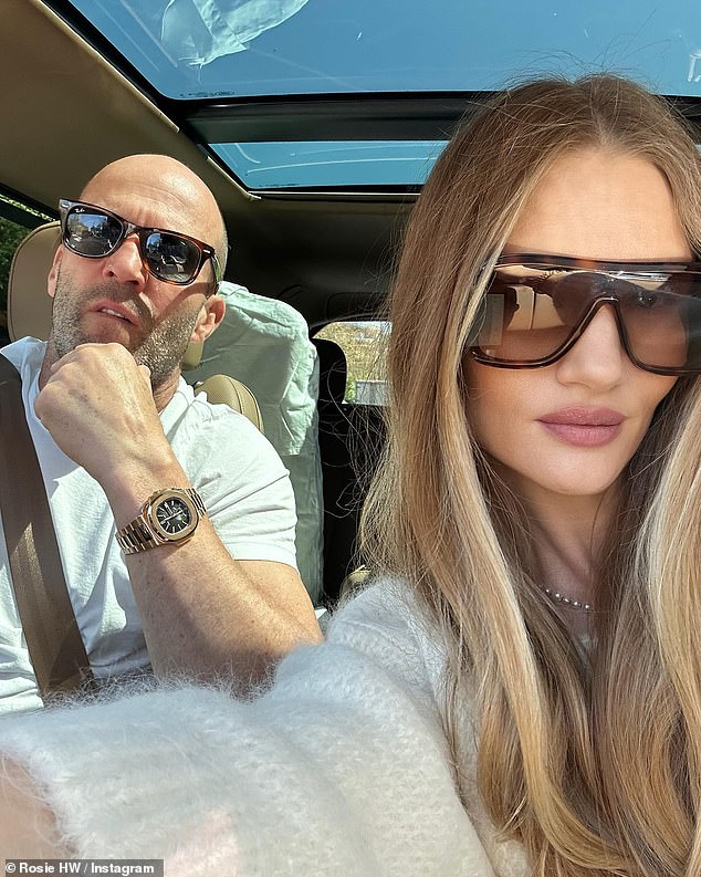 Rosie Huntington-Whiteley shares rare snaps with her fiancé Jason Statham  on a road trip | Daily Mail Online