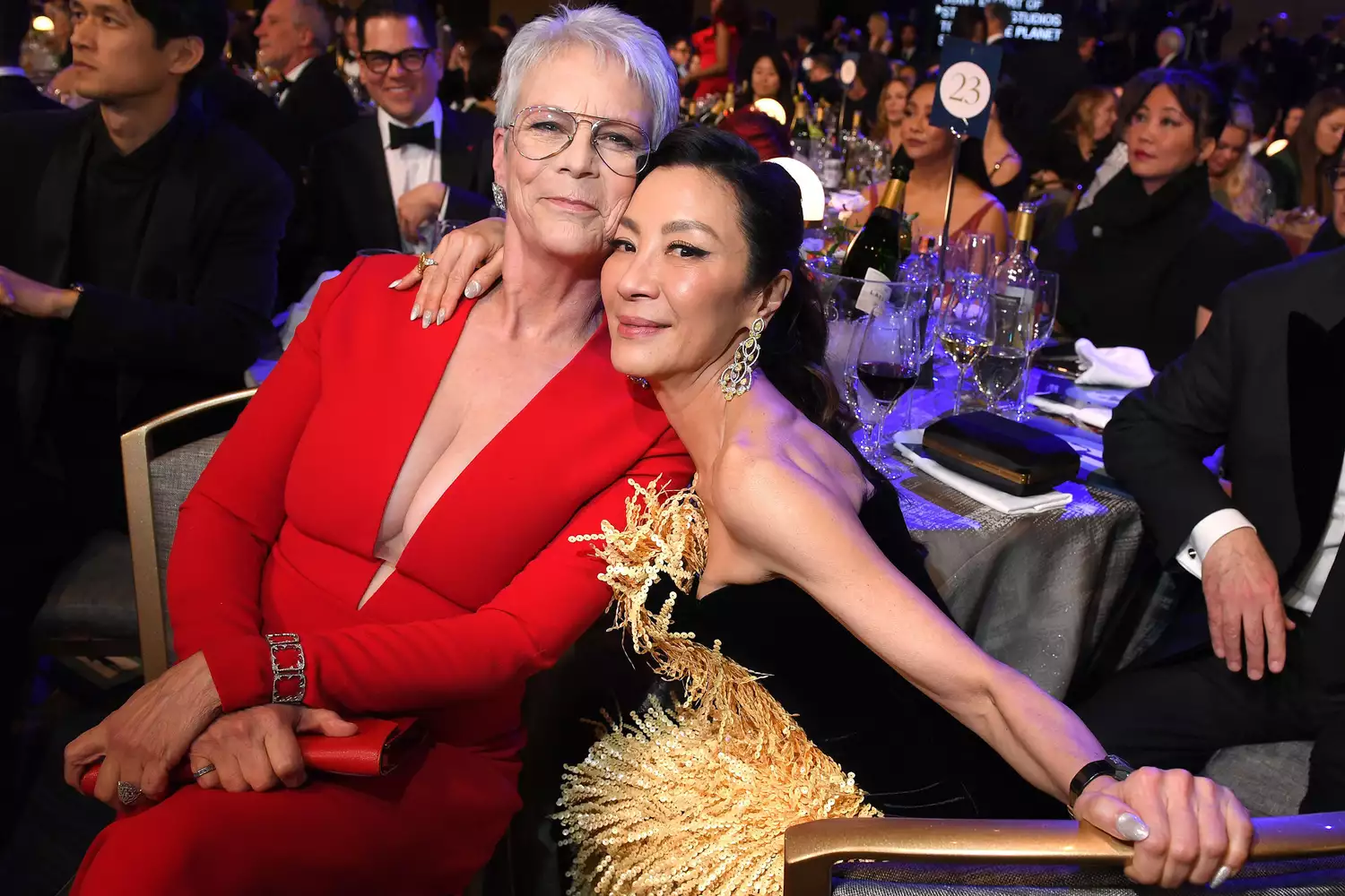 Jamie Lee Curtis, Michelle Yeoh 29th Annual Screen Actors Guild Awards, Roaming Show, Los Angeles, California, USA - 26 Feb 2023