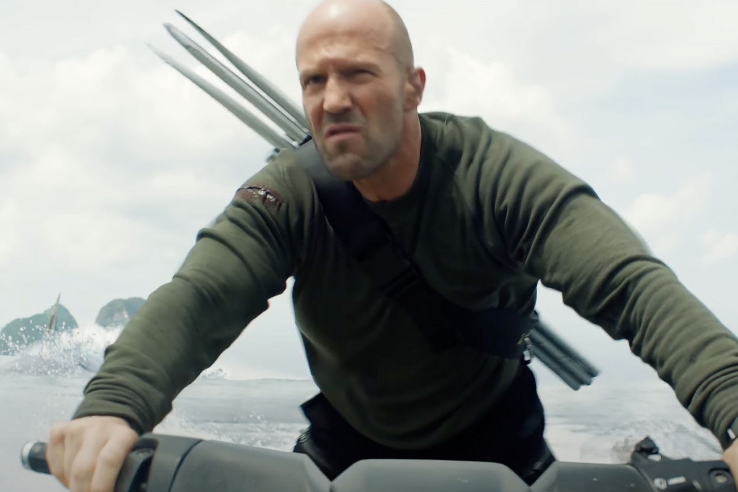 It's Jason Statham vs. shark in Meg 2: The Trench trailer