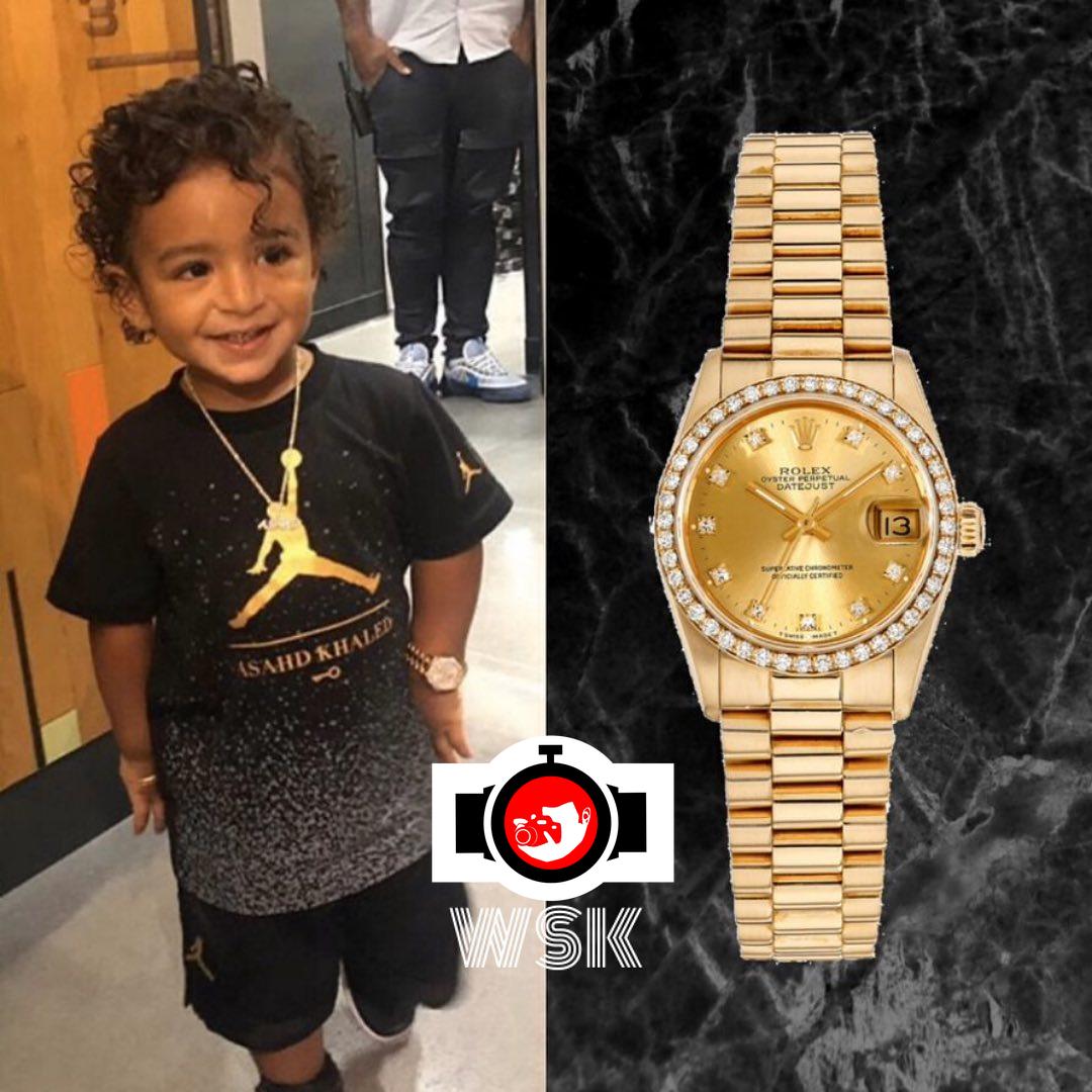 Artist Asahd Tuck Khaled spotted wearing Rolex