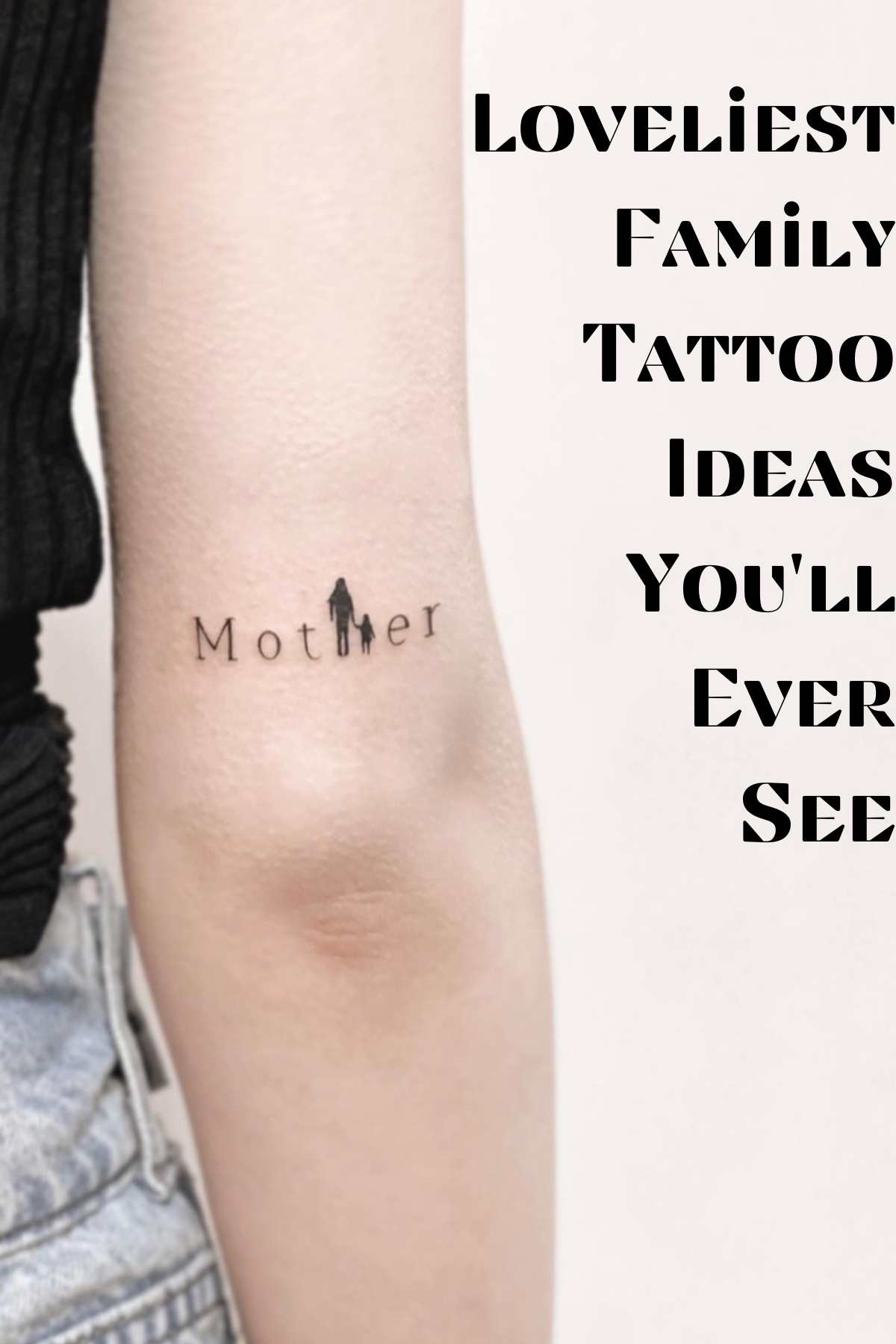 Photo of tattoo that says 'mother'