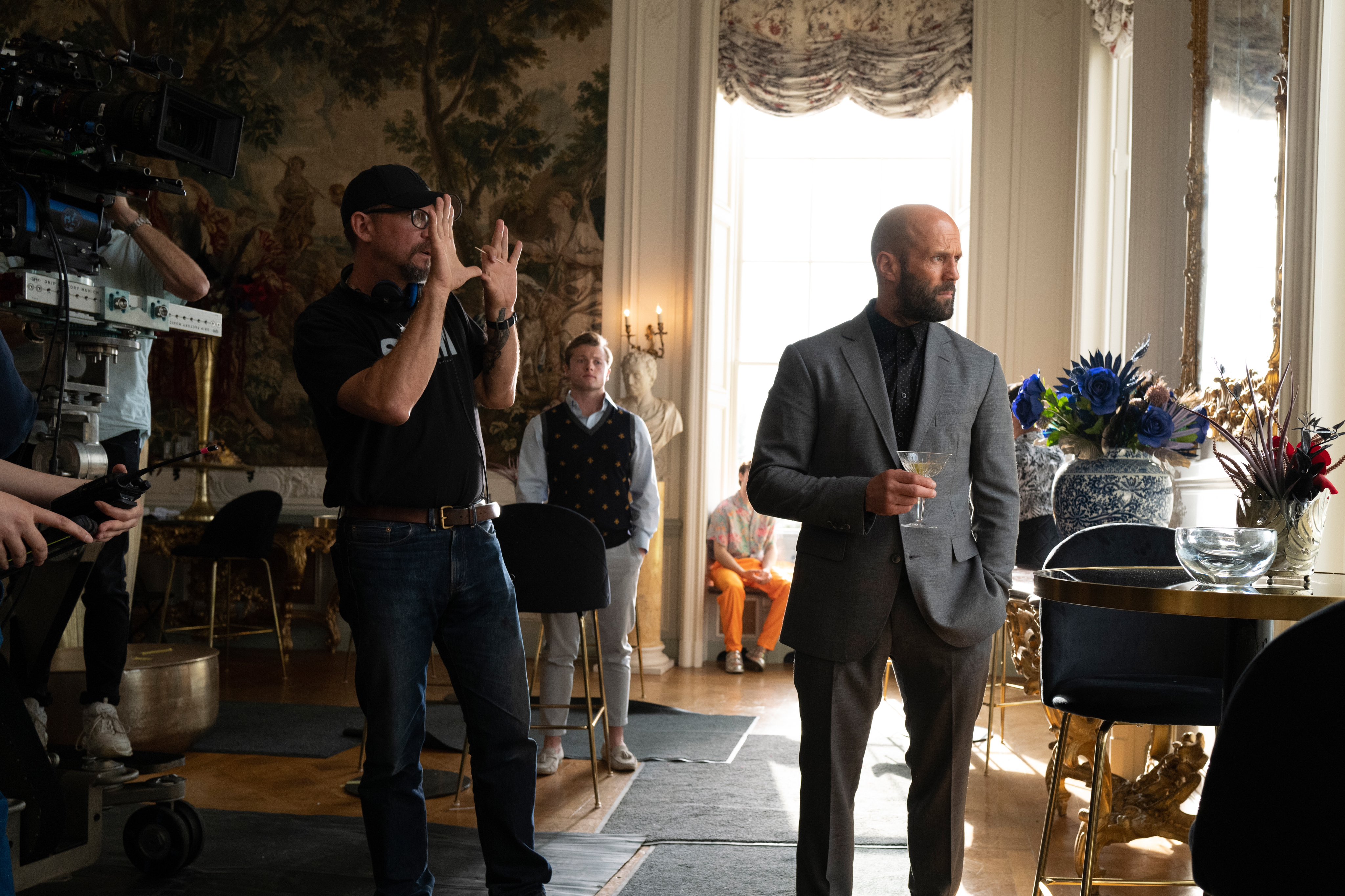 cinemabang.com on X: "Director David Ayer and Jason Statham on the set of  The Beekeeper. https://t.co/3sH8SMZ032" / X