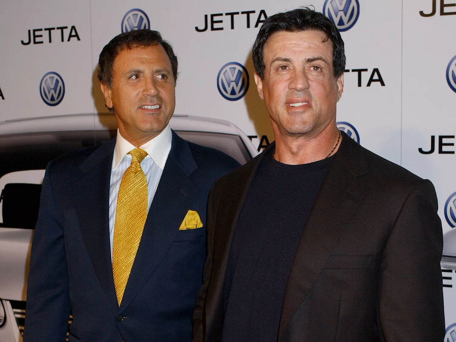 Frank Stallone and Sylvester Stallone at the 2005 Volkswagen Jetta Premiere Party