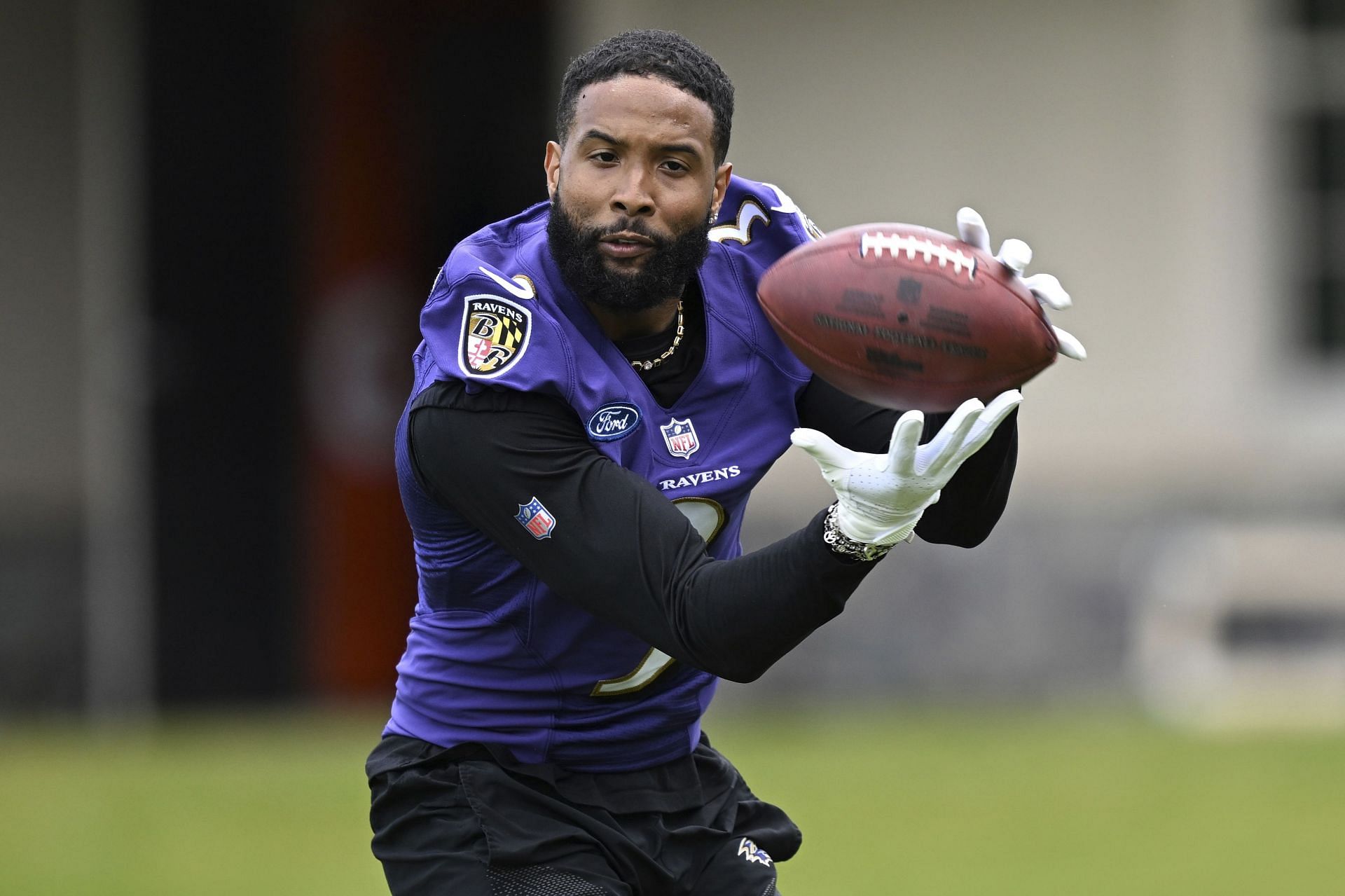 Beckham Jr. at Ravens minicamp.