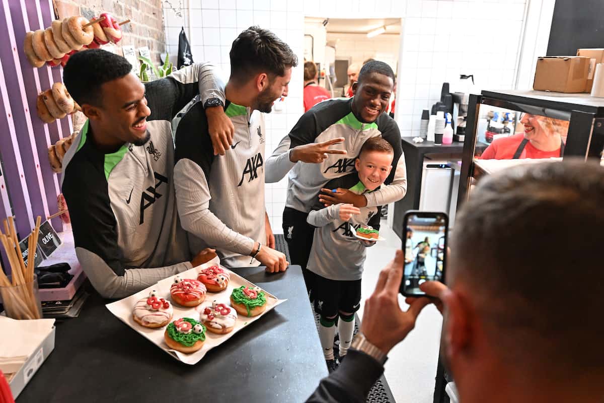 Liverpool trio surprise fans in bake-off - Ibou wins with ...