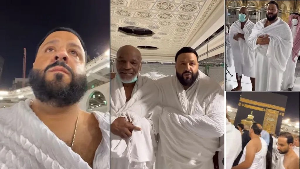 Popular American Disc Jockey DJ Khalid breaks down in tears as he enters  Mecca for the first time with Mike Tyson (Video) | Intel Region