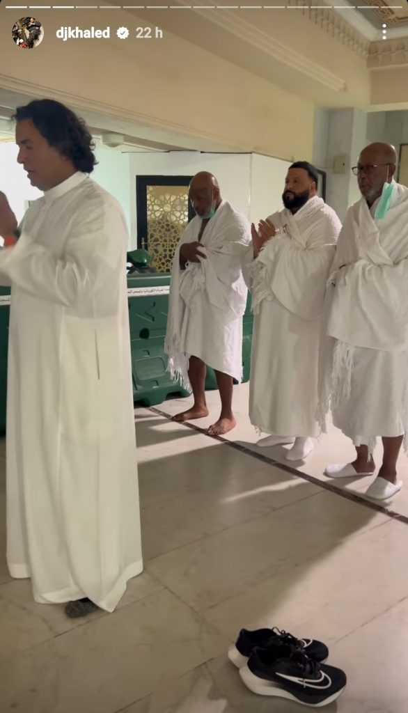 Watch: DJ Khaled goes teary eyed as he performs Umrah