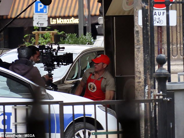 Close up: A camera got up close to Jean-Claude while filming