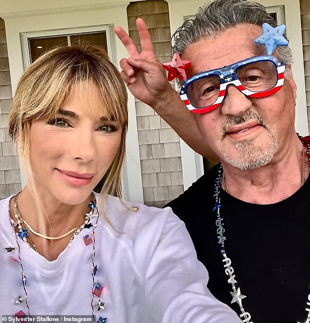 Sylvester Stallone, 77, wishes spouse of 26 years Jennifer Flavin a happy  55th birthday... a year after calling off divorce: 'To my incredible wife'  | Daily Mail Online