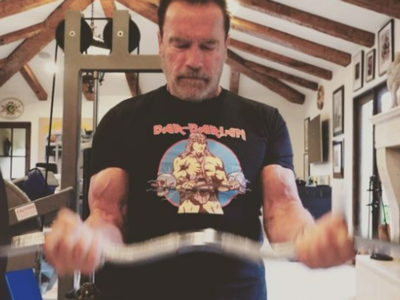 Arnold Schwarzenegger says the 'clean and press' is the best exercise of  all time; here's how to do it | The Times of India