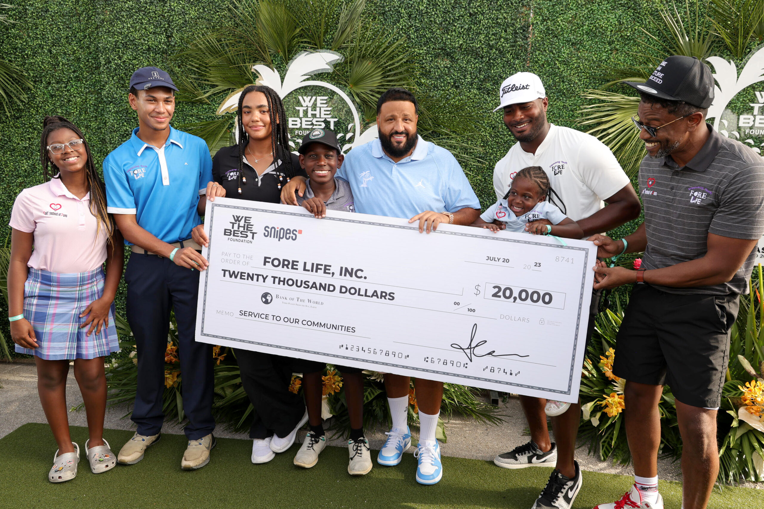 DJ Khaled Donates $20K to Children's Charity Through Celebrity Golf Tournament