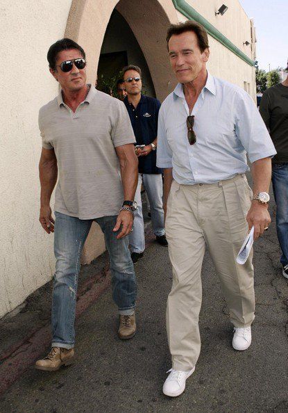Arnold Schwarzenegger & Sylvester Stallone | Sylvester stallone, Arnold  schwarzenegger, Sylvester
