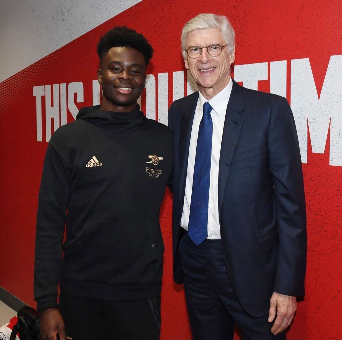 Arsene Wenger has been hailed for the advice he gave Bukayo Saka