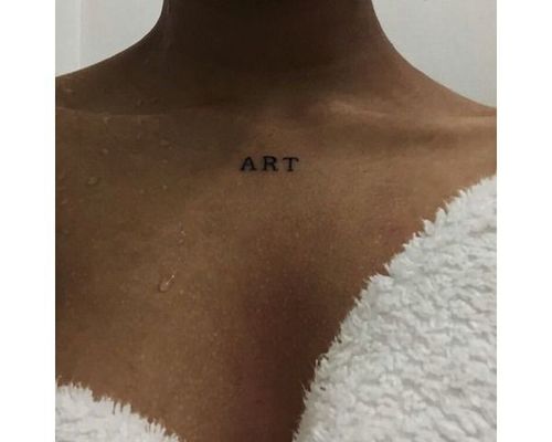 chest tattoo