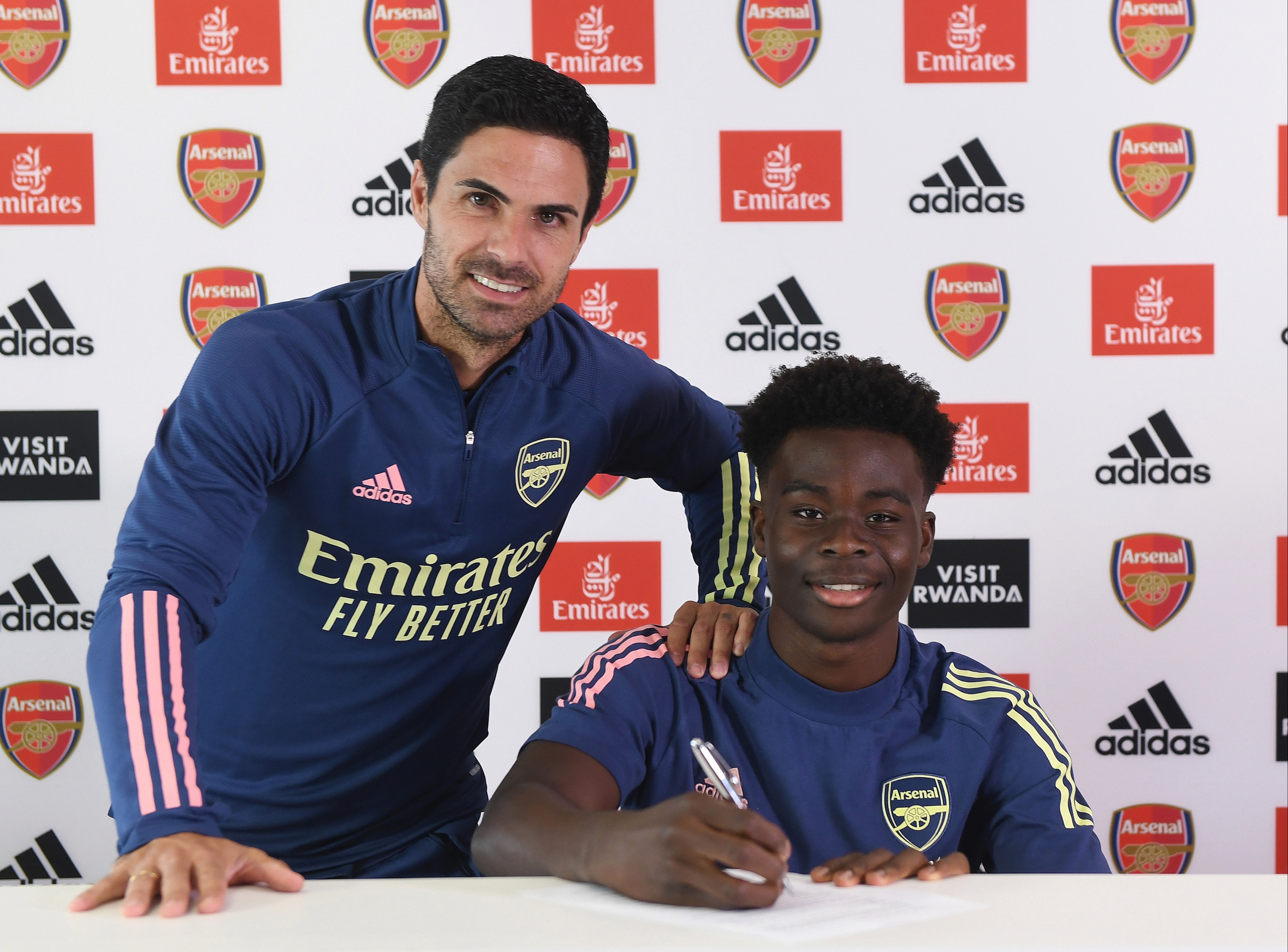 Arsenal boss Mikel Arteta has praised Saka's intelligence