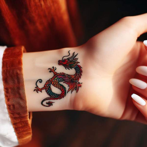 Dragon Wrist Tattoo