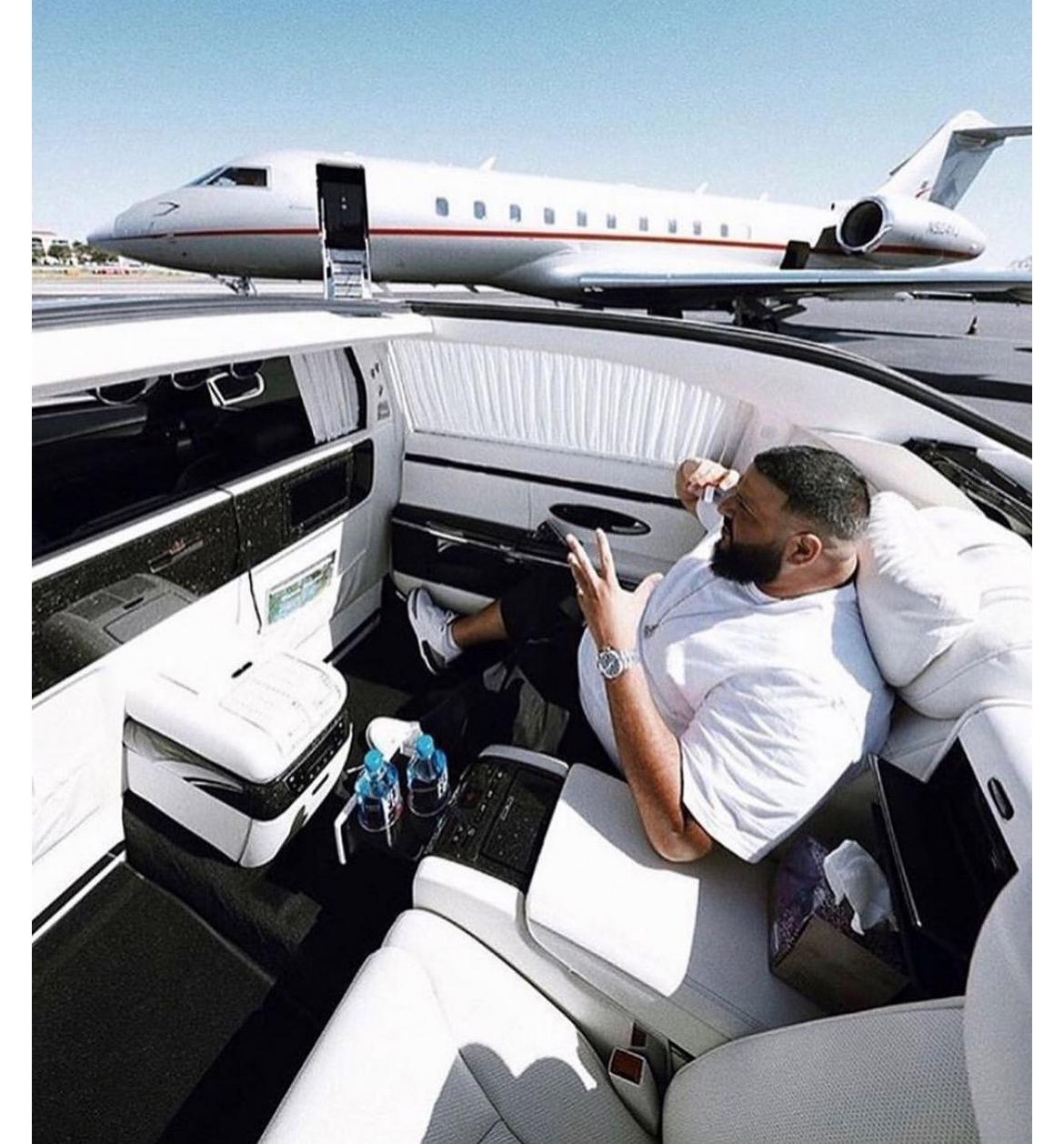 DJ Khaled flaunts his Gulfstream G650 private jet and rare convertible Maybach on Instagram giving a glimpse of his extravagant lifestyle - Luxurylaunches