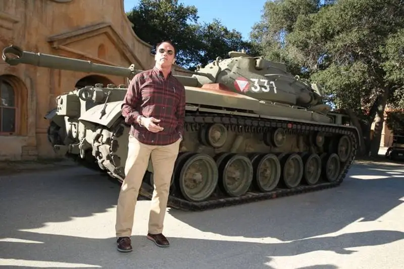 And now, the pièce de résistance. Arnold Schwarzenegger owns a real military tank. Not really a car, but then we couldn't have left it out. The 1951 tank, has a 810 hp Chrysler V12, and is used for entertainment and charity purposes. (Photo: Collider)