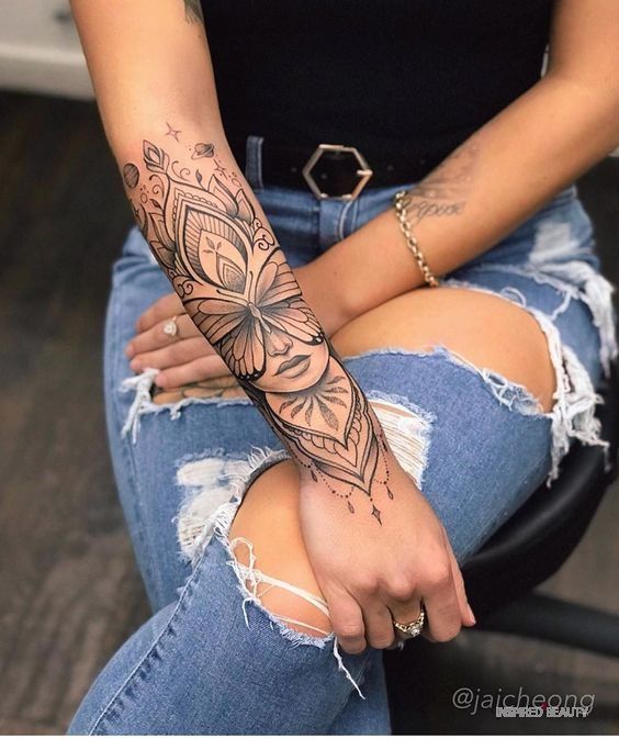 21 Forearm Tattoos For Women 2023 | Forearm tattoo women, Hand tattoos for  women, Tattoos for women