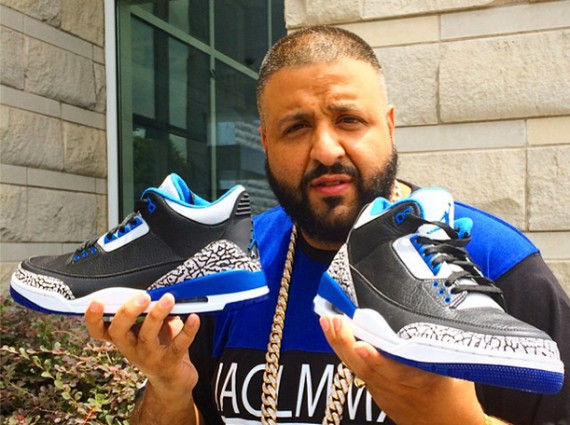 DJ Khaled Showcases Air Jordan 3 "Sport Blue" - Air Jordans, Release Dates  & More | JordansDaily.com