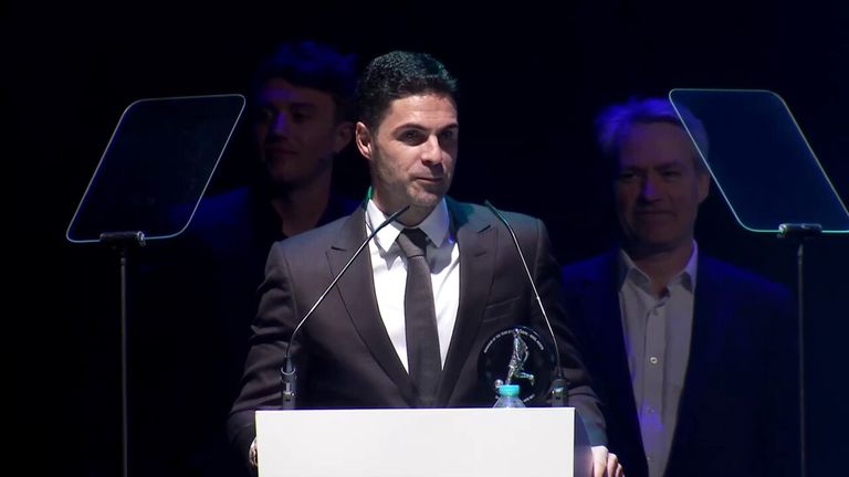 Mikel Arteta named London Football Awards manager of the year | Football  News | Sky Sports