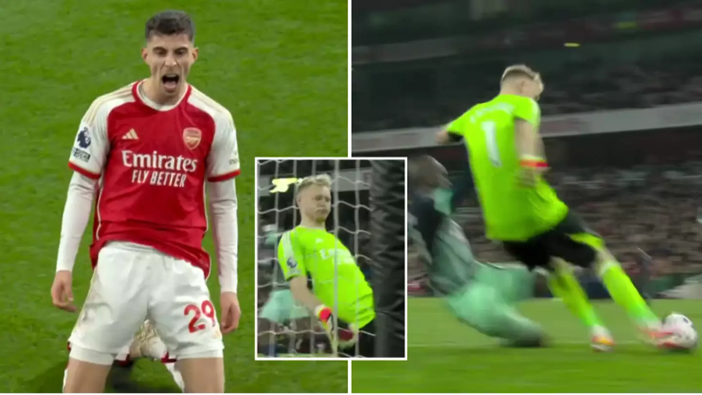 Aaron Ramsdale slammed for "shameless" reaction after Arsenal's winner against Brentford