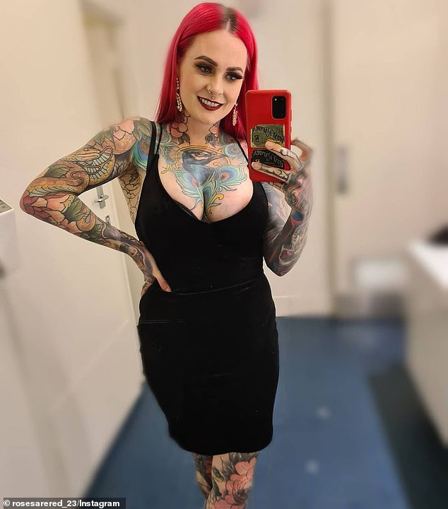 The 32-year-old has been working toward a bodysuit of tattoos since she was 25