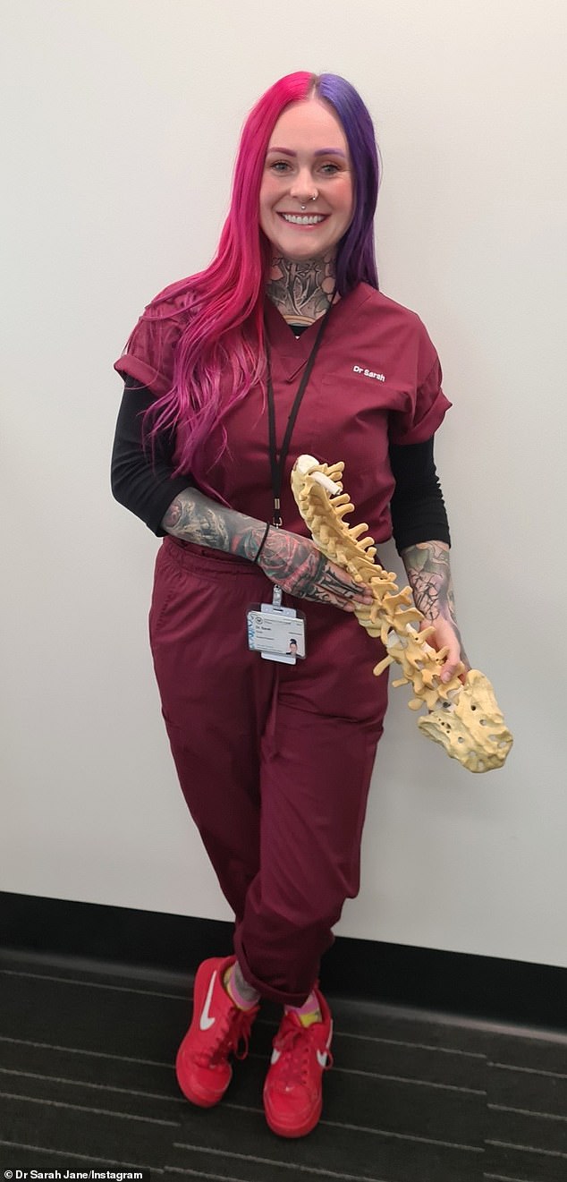 The 33-year-old has meaningful tattoos celebrating her biggest achievements including being accepted into her medical residency and to celebrate the birth of her son, Ramone