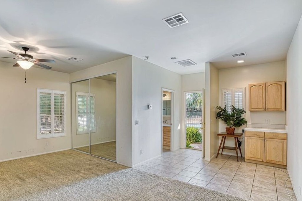 One of four bedrooms.