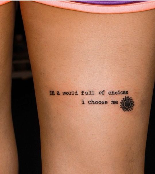 10 Beautiful Quote Tattoos To Inspire You - Wondafox | Tattoo quotes for  women, Tattoo quotes, Unique quote tattoos