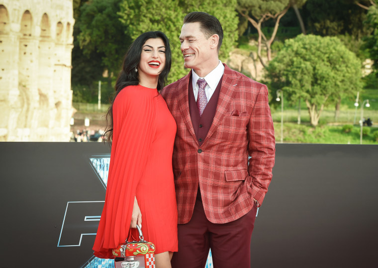 John Cena and Shay Shariatzadeh at the "Fast X " world premiere